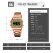 SKMEI 1646 Black LED Digital Display Luminous Electronic Watch - 8