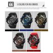 SKMEI 1725 Gold LED Digital Watch with Three Time Display - 2