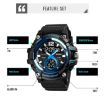 SKMEI 1725 Blue LED Digital Watch - Three Time Display, Luminous - 5