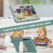 Samsung Galaxy Tab S7+/S7 FE/S8+ 3-Layer Case with Holder - Emerald Green - 7