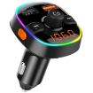 Fast Charging Car Bluetooth MP3 Player FM Transmitter with QC3.0 & Lights - 1