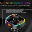 Fast Charging Car Bluetooth MP3 Player FM Transmitter with QC3.0 & Lights - 3