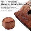 17 Tone Acacia Wood Kalimba Thumb Piano - Coffee Butterfly Design - 4