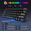 HXSJ L800 61-Key Bluetooth 5.0/2.4G Wireless Wired Mechanical Keyboard - 6