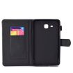 Galaxy Tab A 7.0 (2016) T280 Black Glitter Flip Leather Case with Card Slot - 4