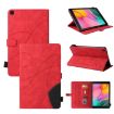 Samsung Galaxy Tab A 8.0 (2019) T295 Red PU Leather Case with Holder - 1