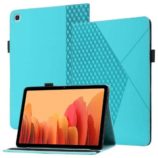 Samsung Galaxy Tab A7 10.4 2020 Leather Case with Card Slots, Lake Blue - 1