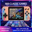 G3 Macaron Pink Handheld Game Console - 3.5" Screen, 800 Built-in Games - 4