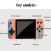 G3 Macaron Pink Handheld Game Console - 3.5" Screen, 800 Built-in Games - 8