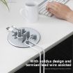 R-JUST BJ15 Aluminum Magnetic Data Cable Storage & Phone Bracket - 8