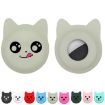 Cute Cartoon Pet Collar Anti-lost Tracker Case for AirTag - Pink Silicone - 3