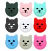Cute Cartoon Pet Collar Anti-lost Tracker Case for AirTag - Black - 2