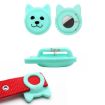 Cute Cartoon Pet Collar Tracker Case for AirTag - Fluorescent Blue - 4