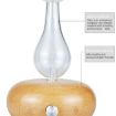 Wood Essential Oil Diffuser Aromatherapy Machine, AU Plug, Light Brown - 3