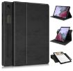Samsung Galaxy Tab A7 Lite 8.7 2021 Leather Case 360 Rotation Black - 1