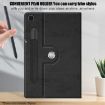 Samsung Galaxy Tab A7 Lite 8.7 2021 Leather Case 360 Rotation Black - 5