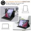 Samsung Galaxy Tab A7 Lite 8.7 2021 Leather Case 360 Rotation Black - 7