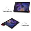 Samsung Galaxy Tab A8 2021 Red Leather Tablet Case with Holder - 6