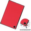 Samsung Galaxy Tab A8 2021 Red Leather Tablet Case with Holder - 7