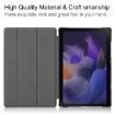 Samsung Galaxy Tab A8 2021 Leather Case, Three-Fold Holder, Dark Green - 4