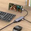 Amalink 95122D Type-C/USB-C to RJ45 + 2 USB Ports + PD 3.0 HUB Grey - 5