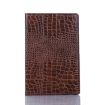 Samsung Galaxy Tab A7 T500 Crocodile Leather Case - Brown - 2