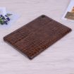 Samsung Galaxy Tab A7 T500 Crocodile Leather Case - Brown - 7