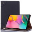 Samsung Galaxy Tab A7 T500 Retro Leather Case - Black - 1