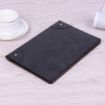 Samsung Galaxy Tab A7 T500 Retro Leather Case - Black - 6