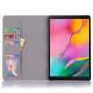 Samsung Galaxy Tab A7 T500 Leather Case, Dark Grey, Cross Texture - 4