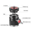 PULUZ Aluminum Alloy Ball Head Tripod Mount with Cold Shoe - US Stock - 3