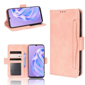 Ulefone Note 6/6P Pink Calf Pattern Leather Phone Case Skin Feel - 1