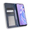 Ulefone Note 6/6P Blue Leather Case with Magnetic Buckle Retro Texture - 5