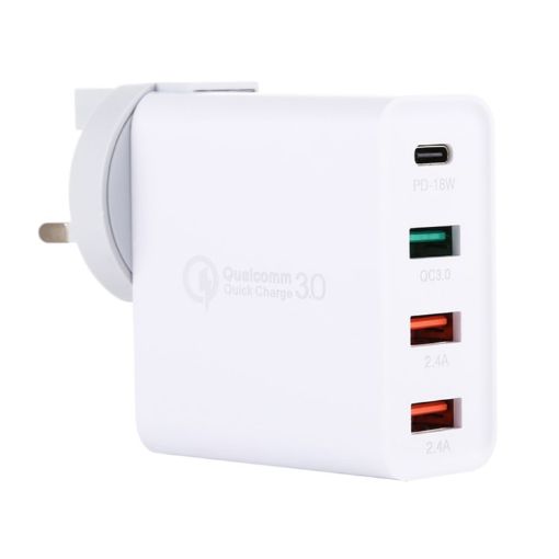 A3 PD 18W USB-C + QC3.0 USB Dual Interface Travel Charger - 1