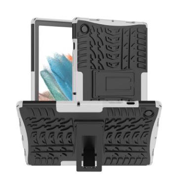 Samsung Galaxy Tab A8 10.5 (2021) Tire Texture TPU + PC Case - White - 1