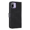 Ulefone Note 6 Magnetic Flip Leather Case - Black, Skin Feel - 3