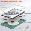 Samsung Galaxy Tab A8 10.5 2021 Case, Silicone + PC, Emerald Green - 5