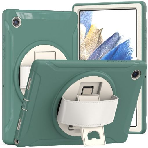 Samsung Galaxy Tab A8 10.5 2021 Shockproof Case, Emerald Green TPU+PC - 1