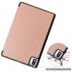 TCL Tab 10s Rose Gold Leather Tablet Case - Three-Fold Holder Cover - 6