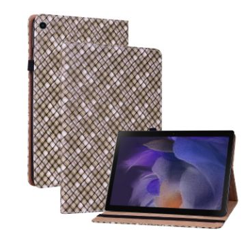 Samsung Galaxy Tab A8 10.5 2021 Brown Leather Case with Holder - 1
