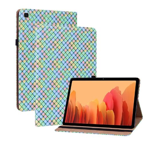 Samsung Galaxy Tab A7 10.4 2020 Rainbow Leather Tablet Case - 1