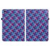 Samsung Galaxy Tab A7 10.4 2020 Blue Color Weave Leather Case - 2