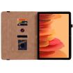 Samsung Galaxy Tab A7 10.4 2020 Blue Color Weave Leather Case - 3