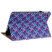Samsung Galaxy Tab A7 10.4 2020 Blue Color Weave Leather Case - 5