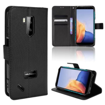 Ulefone Armor X9 Black Leather Phone Case with Diamond Texture - 1