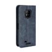 Ulefone Armor 8 Blue Leather Phone Case with Magnetic Buckle Retro Texture - 3
