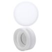 AirTag Pet Collar Case - Anti-scratch Shockproof Silicone, White, 35.9mm - 1