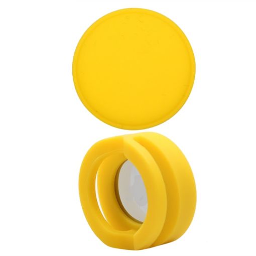 Yellow Silicone Pet Collar Case for AirTag - Anti-scratch, Shockproof - 1