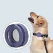Sky Blue Silicone Pet Collar Case for AirTag - Anti-scratch, Shockproof - 5