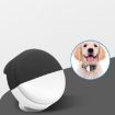 AirTag Pet Collar Case, Anti-scratch Shockproof Silicone, 34x34x16.7mm, Yellow/Black - 6